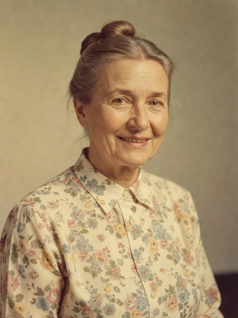 Pôvodná fotografia babičky